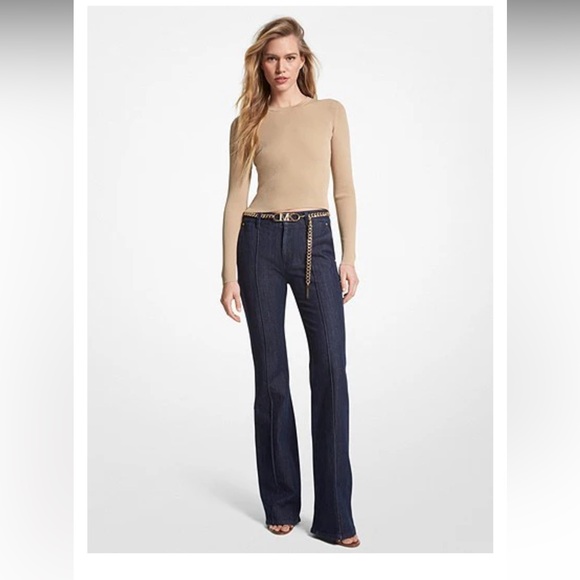 MICHAEL KORS Bootcut Women's Jeans size 6 - Indigo Rinse Style MS3903IM24 - Picture 1 of 11